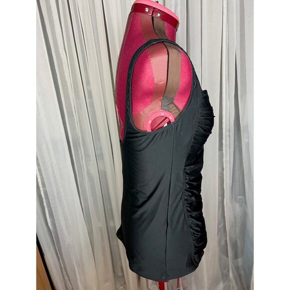 Athena tankini top black ruched - Picture 5 of 9